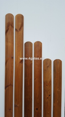 Gjerdeplanke – brun tone 16x95x1200 mm