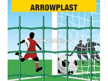 Geschweißter Zaun ARROWPLAST PVC RAL6005, 3.3mm, Höhe 1.5m