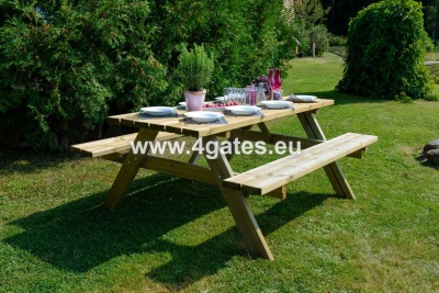 Combined Garden Table, 42 mm
