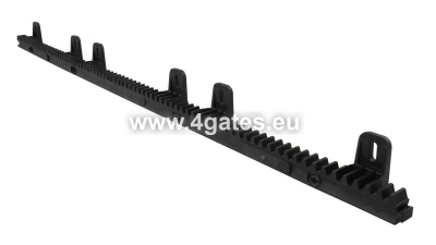Rack for sliding gate No.1 / metal with polymer overlay 1m