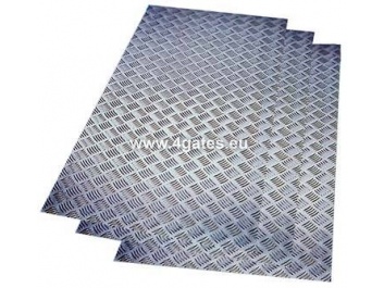 Rifliuota plokštė - aliuminio; 2,0*1000*2000 mm