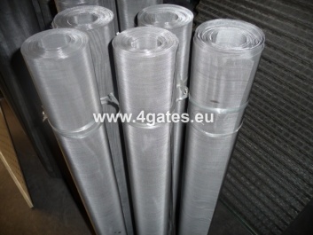 Roostevabast terasest tehniline kangas (AISI316) - Silm 0,40x0,40 mm - 0.25 mm traat - 1m2