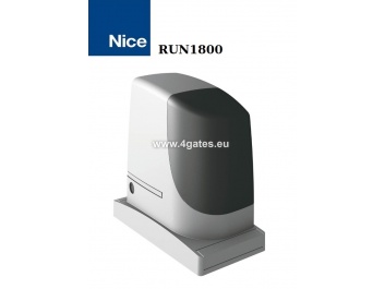 Hi-speed automation of sliding gates NICE RUN 1800 (OPERA)