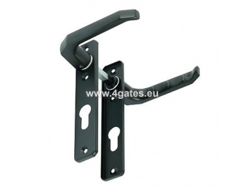 Gate handle with cover  (BROWN) 90mm