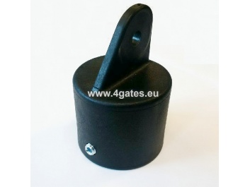 Festeelementer til gjerde Hette D48 mm for støttestolpe – svart plast