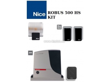 Высокоскоростная автоматика для откатных ворот NICE ROBUS 500 HS KIT