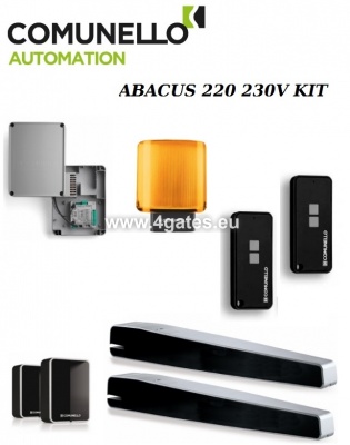 Double gate automation system COMUNELLO ABACUS 220 230V KIT