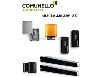 Double gate automation system COMUNELLO ABACUS 220 230V KIT