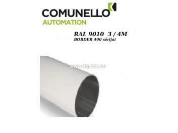 Alumiinium ovaalne poom COMUNELLO BORDER RAL9010 3 / 4M