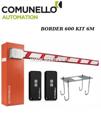 Automātiskās barjeras komplekts COMUNELLO BORDER 600 KIT 6M