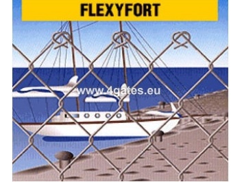 FLEXYFORT H1,2m / Wire mesh 2 mm / forsinket