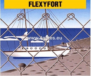 FLEXYFORT H1,5m Wire Mesh Mesh 2 mm / Zinc-plated