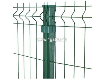 Panel H1730 / Wire 4mm / Galvanized + RAL6005 / Green