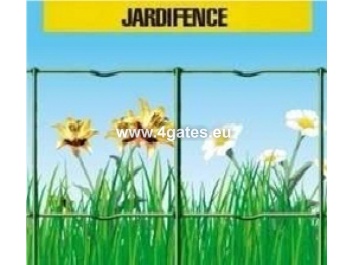 Сварной забор JARDIFENCE, ZINC + ПВХ RAL6005, проволока 2,1мм / высота 1,5м