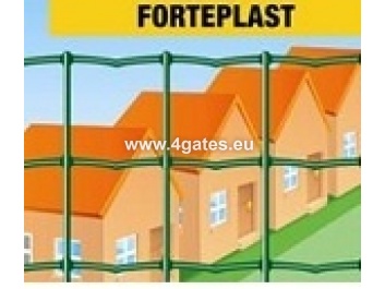 Welded fence FORTEPLAST, ZINC + PVC RAL6005, wire 2,5 mm / Wire 1m