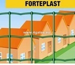 Suvirinta tvora FORTEPLAST, ZINC + PVC RAL6005, viela 2,5 mm / viela 1m