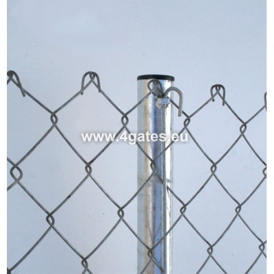 Galvanized Round Fence Post with a Cap ø 48 mm, Height – 2500 mm