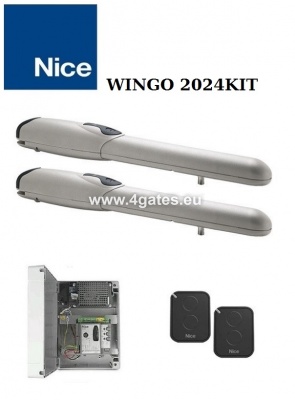 Dvivėrių vartų automatika NICE WINGO 2024KIT (IKI 4M)