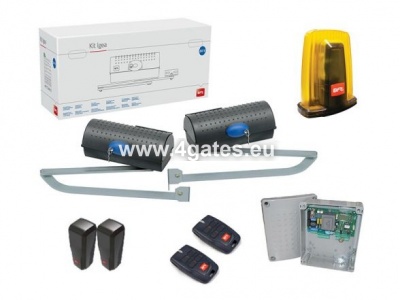 Double gate automation system IGEA 230V KIT (Up to 5M)