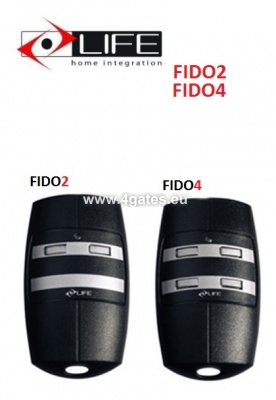 LIFE FIDO2 / FIDO4 remote control 2 channels / 4 channels.