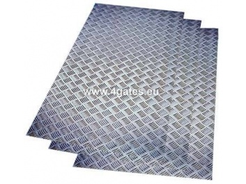 Tread plate (checker plate) - Aluminium; 3,0*1000*2000 mm