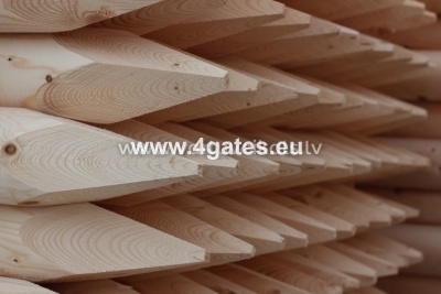 Wooden Posts D105 (80 pc.)