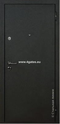Metāla durvis CLASIC BLACK