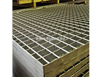 Stainless steel (AISI 304) welded steel grating SP; 34x38/30x2; 1000x1000 mm