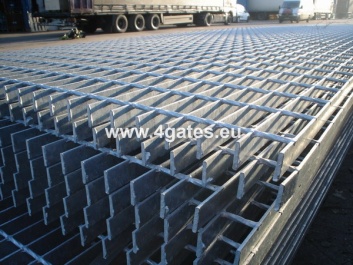 Galvanized welded steel grating SP; 34x76/30x3; 6100x1000 mm