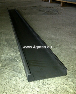 C-profile - black - 200x45x3 mm; L-3000mm