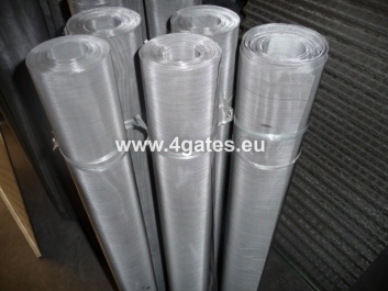 Nerūsējoša tērauda tehniskais audums – Acs 3,00x3,00 mm - stieple 0,6 mm - 1m2