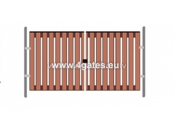 Double Gates LUX VERTICAL WOODEN