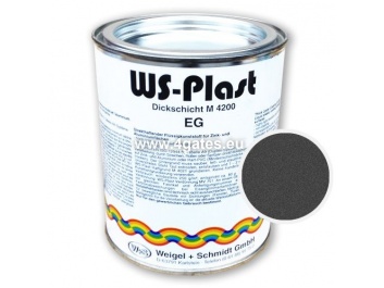 Värv tume grafiit WS Plast 0008