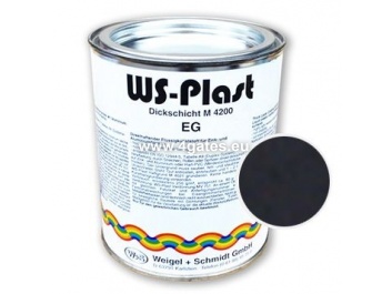 Краска WS-Plast 0009 черный металлик 11кг