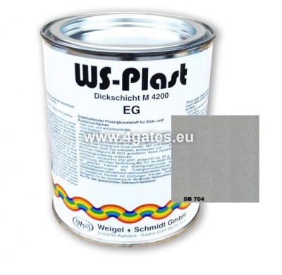 Krāsa pelēka WS Plast DB704