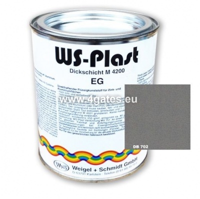 Krāsa pelēka WS Plast DB702