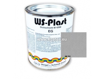 Krāsa sudrabaini pelēka WS Plast DB701