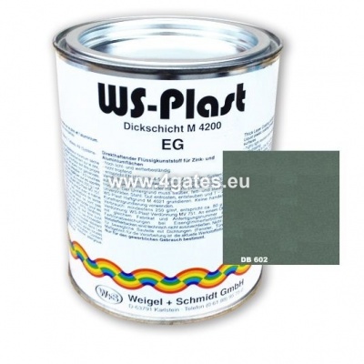 Krāsa zaļa WS Plast DB 602