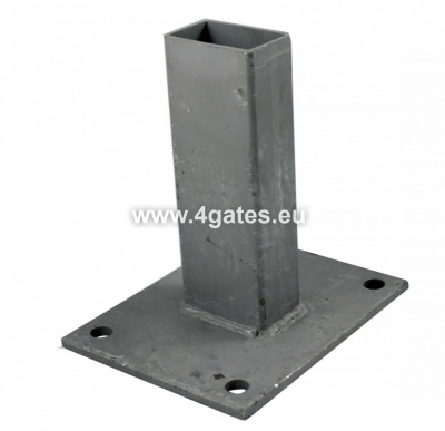 Threaded fixture for square posts 60x40