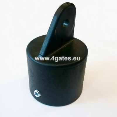 Fence anchorages Support column D48 mm cap - black plastic