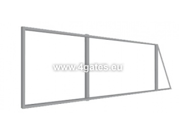 Sliding gates - gate set / zinc plated