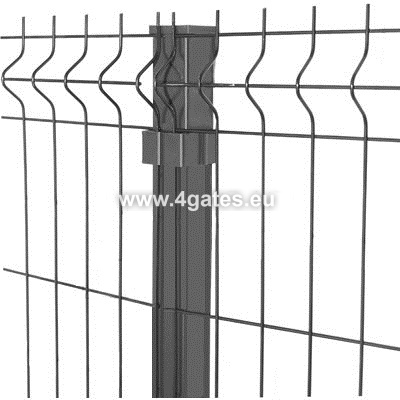 Panel H1230 / wire 4mm / galvanized + RAL7016 / gray