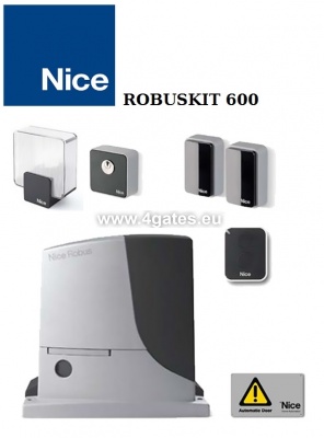 Automation of sliding gates NICE ROBUS KIT 600 (OPERA)