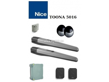 Kahe poolega väravate automaatika NICE TOONA 5016 KIT (KUNI 10M)