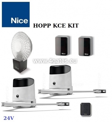 Double gate automation system NICE HOPP KCE KIT (up to 4.8M) 24V