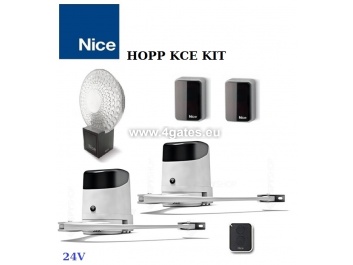 Double gate automation system NICE HOPP KCE KIT (up to 4.8M) 24V