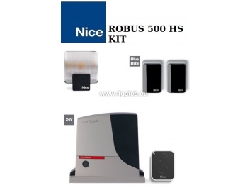 Bīdāmo vārtu ĀTRGAITAS automātika NICE ROBUS 500 HS KIT