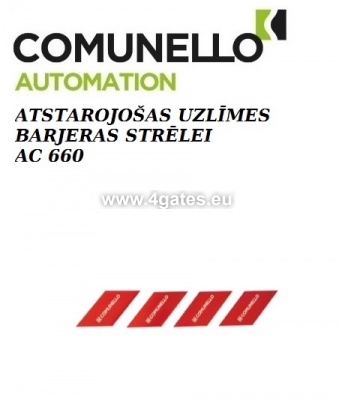Reflektierende Aufkleber für Schrankenbaumausleger COMUNELLO AC-660