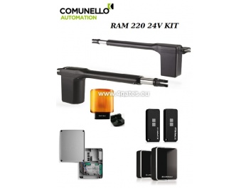 Double swing gate automation COMUNELLO RAM 220 24V KIT