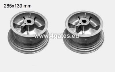 Trošu ruļļu komplekts paaugstinātam pacēlumam 285x139mm